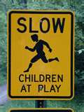 slow children at play sign 2