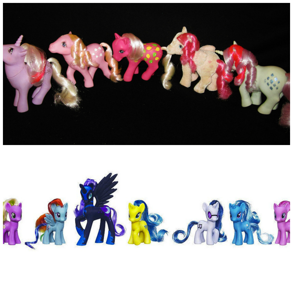 my little pony then and now